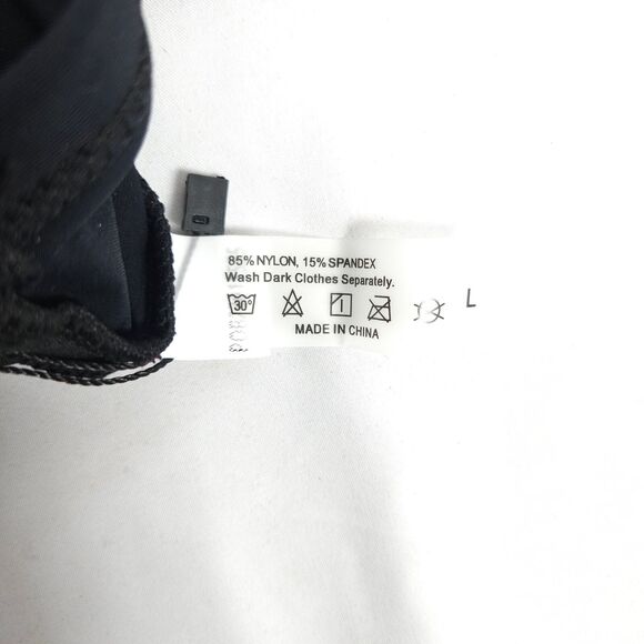 NWT Tempt Me Women Large Black Front Tie Cutout Push-Up Bikini Swimsuit Top - Picture 3 of 4